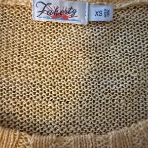 Faherty Women's Sweater in Warm Yellow XS